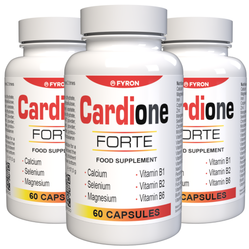 Cardione Forte - 22 Βιταμίνες & Μέταλλα - 180 Κάψουλες (3 τμχ)