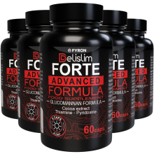 Delislim Forte - 300 Capsule (5 x 60 Capsule) - Confezione da 5