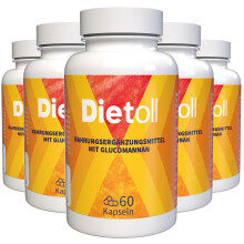 Dietoll - 300 Capsule (5 x 60 Capsule) - Confezione da 5