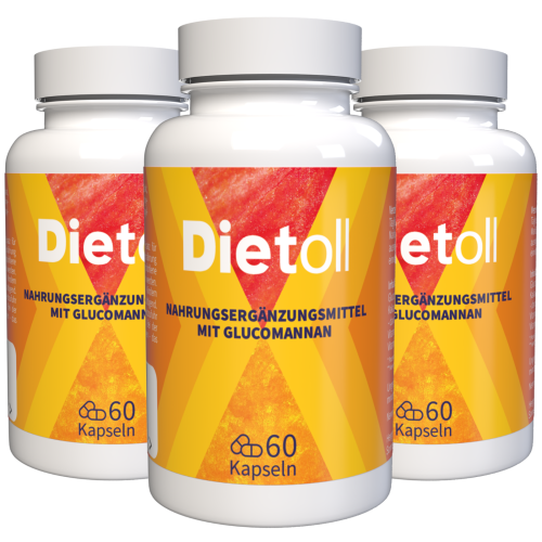 Dietoll - 180 capsules (3 x 60 capsules) - 3-pack
