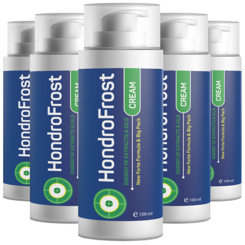 Κρέμα Hondrofrost - 500ml (5x100ml) - με Βούτυρο Σέα & Υαλουρονικό