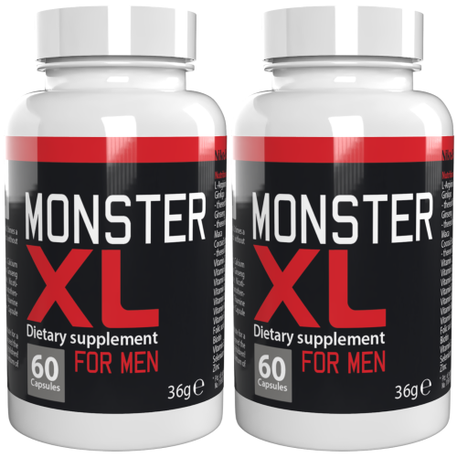 Monster XL - 120 capsules (2 x 60 capsules) - 2-pack