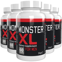Monster XL - 300 Kapseln (5 x 60 Kapseln) - 5er Pack