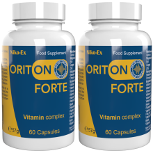 Oriton Forte - 120 Capsule (Pachet de 2) - Formula Elvetiana - 22 Vitamine si Minerale - Complex Vegetal