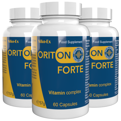 Oriton Forte - 22 Βιταμίνες & Μέταλλα - 180 Κάψουλες (3 τμχ)