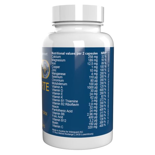 Oriton Forte - 22 Βιταμίνες & Μέταλλα - 180 Κάψουλες (3 τμχ) 2