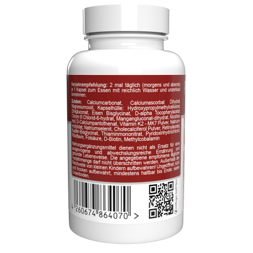 Presuren Forte - 22 Βιταμίνες & Μέταλλα - 180 Κάψουλες (3 τμχ) 1