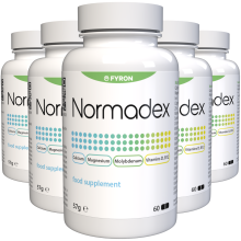 Normadex - 300 kapslí (balení po 5 ks) - švýcarská receptura - 22 vitamínů a minerálů - profesionální velikost