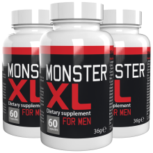 Monster XL - 180 capsules (3 x 60 capsules) - 3-pack