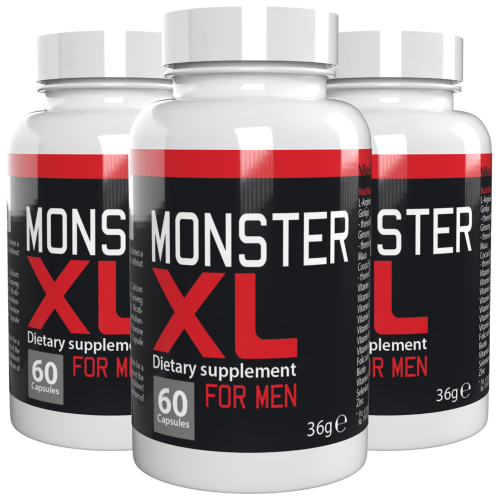 Monster XL - 180 capsules (3 x 60 capsules) - 3-pack