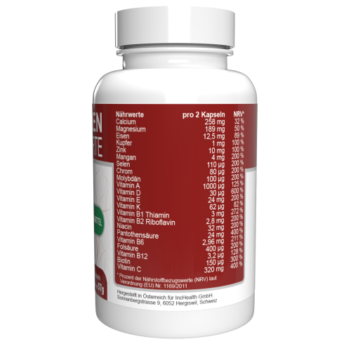 Presuren Forte - 22 Βιταμίνες & Μέταλλα - 120 Κάψουλες (2 τμχ) 2