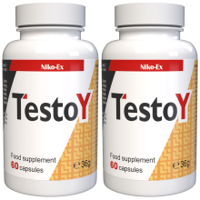 TestoY - 120 gélules (2 x 60 gélules) - Lot de 2