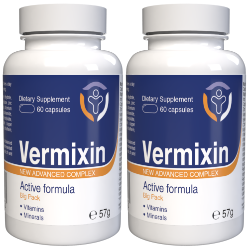 Vermixin 120 Capsule 2 x 60 Capsule Confezione da 2