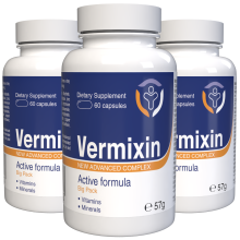 Vermixin - 180 kapselia (3 kpl) - Sveitsiläinen koostumus - 22 vitamiinia & kivennäisainetta - Kasvipohjainen kompleksi