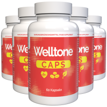 Welltone - 22 Βιταμίνες & Μέταλλα - 300 Κάψουλες (5 τμχ)