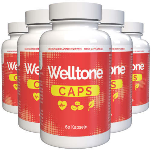 Welltone - 22 Βιταμίνες & Μέταλλα - 300 Κάψουλες (5 τμχ)