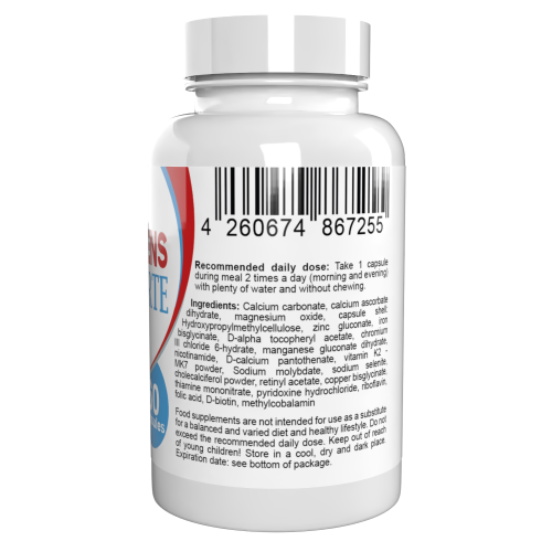 Cardiotens Forte - 22 Βιταμίνες & Μέταλλα - 300 Κάψουλες (5 τμχ) 2