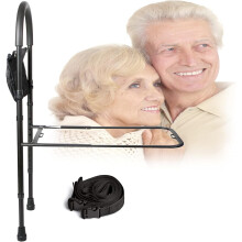 Bed Rail Four Speed Height Adjustable Bed Assist Rail With Storage Bag For Fall Prevention Compatible With Most Beds