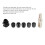 37 Compound Bow Peep Sight Set with 5 Interchangeable Cores for Precision 6
