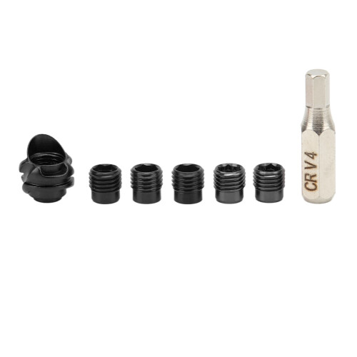 37 Compound Bow Peep Sight Set with 5 Interchangeable Cores for Precision 1