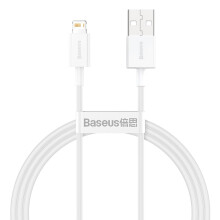 Baseus CALYS-A02 mobile phone cable White 1 m USB A Lightning
