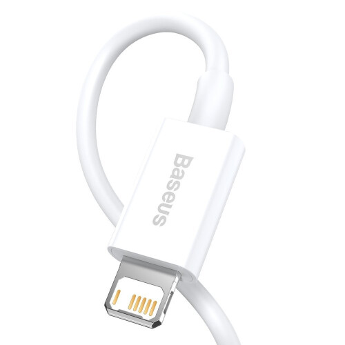 Baseus CALYS-A02 mobile phone cable White 1 m USB A Lightning 2
