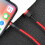 Baseus Kevlar USB cable with Lightning 2A 1 m - Grey/Red 7
