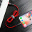 Baseus Kevlar USB cable with Lightning 2A 1 m - Grey/Red 8