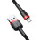 Baseus Kevlar USB-Kabel mit Lightning 2A, 1 m - Rot/Schwarz 5