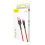Baseus Kevlar USB cable with Lightning 2A 1 m - Grey/Red 9