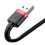 Baseus Kevlar USB-Kabel mit Lightning 2A, 1 m - Rot/Schwarz 3