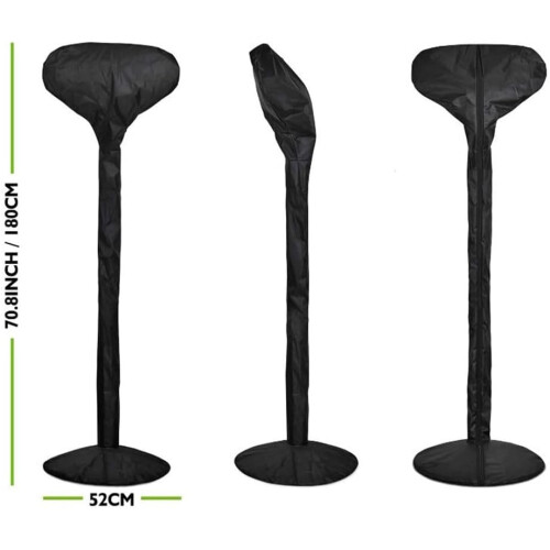 Patio Heater Cover With Bag Weatherproof Dust-Proof Element-Resistant 1