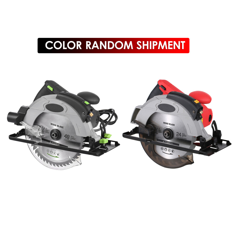 Corded Circular Saw 12A 7.25" with Laser Guide, 5500RPM, Adjustable Depth-image-OPC-PMG7KP6-NEW