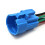 LED mistlichtschakelaar 16mm chroom momentary + fitting 11