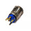 LED mistlichtschakelaar 16mm chroom momentary + fitting 6