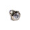 LED mistlichtschakelaar 16mm chroom momentary + fitting 3