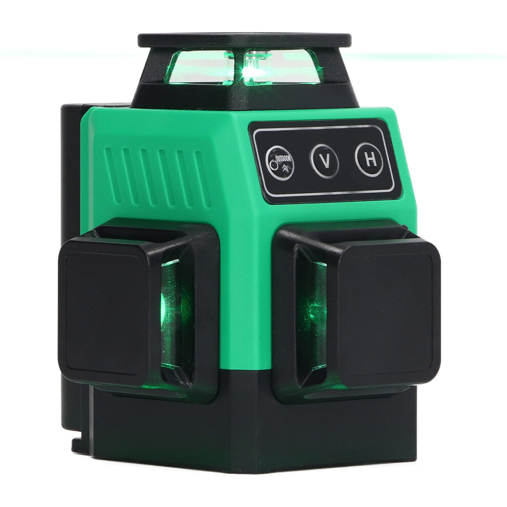 Green Self-Leveling Laser Level 12 Line Beam With Remote, Ip54