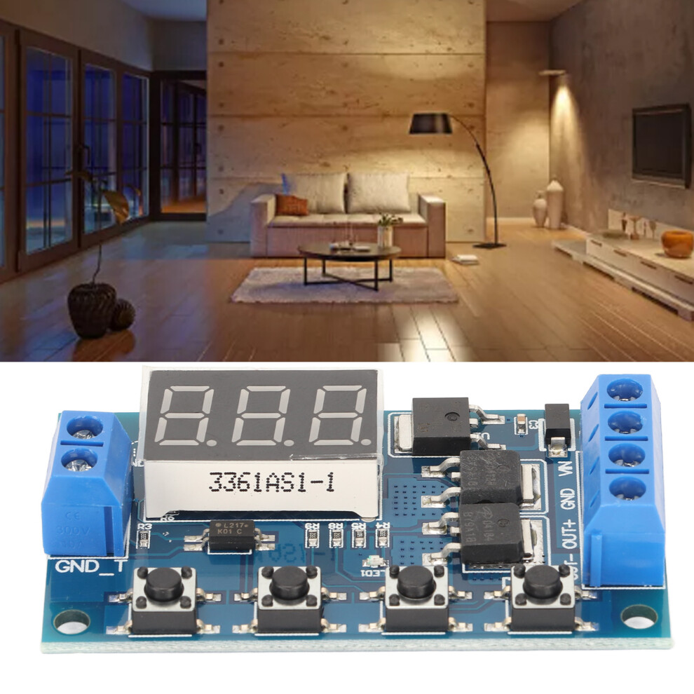 Dual Mos Tube Control Board 5-30V Trigger Cycle Timer For Smart Home 8731355965158
