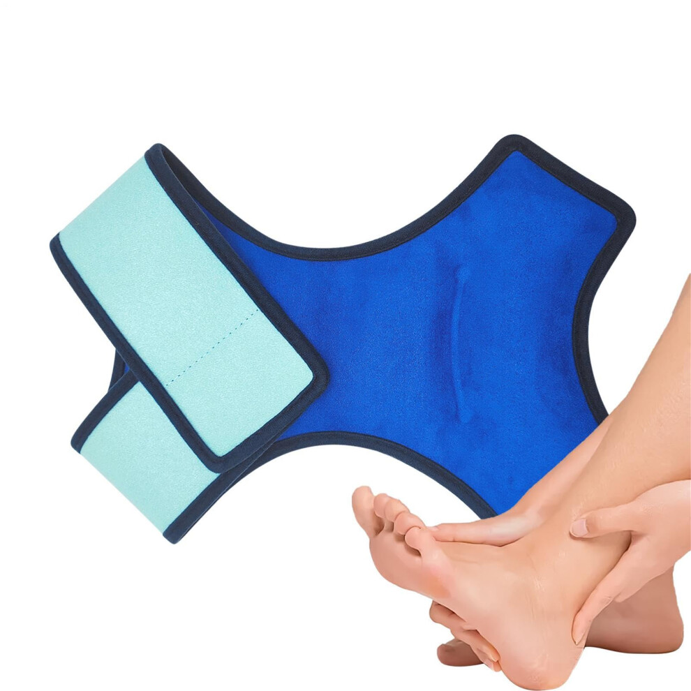 Ankle Ice Packing Flannel Covered Gel Ice Pack For Ankle Support, Hot And Cold Therapy, Comfortable Ankle Pack