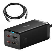 Oplader met Hub 2 in 1 - BASEUS - CCGP110201 - 67W - HDMI 4K - 2*TypeC 100W