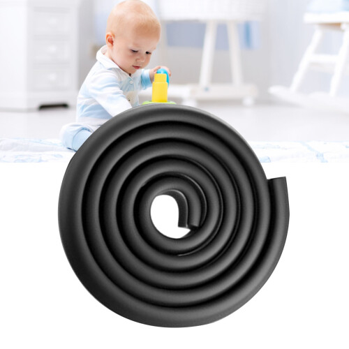 Black NBR Table Edge Corner Protector 200cm Thick Safety Bumper 2