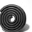 Black NBR Table Edge Corner Protector 200cm Thick Safety Bumper 12