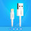 Cable for iPhone USB - Lightning MFI 1m 2.4A white 3