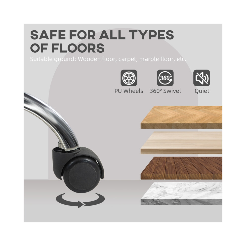 Grey Teddy Fleece Swivel Office Chair Cozy & Ergonomic Computer Desk Seat with 360 Rotation for Home & Office Use-image-OPC-PMG7TJP-NEW