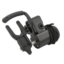 Aluminum Alloy Falling Arrow Rest for Compound Bow, Black, 156g