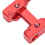 Red Archery Metal D Loop Ring Aluminum Alloy, 7g, U Shape 5