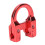Red Archery Metal D Loop Ring Aluminum Alloy, 7g, U Shape 14