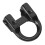 Archery Metal D Loop U Shape Ring Alloy Ring for Shooting Black 11