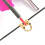 Archery Metal D Loop U Shape Ring Aluminum Alloy Shooting Accessory Gold 13