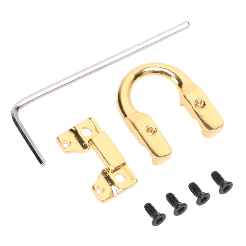 Archery Metal D Loop U Shape Ring Aluminum Alloy Shooting Accessory Gold 1